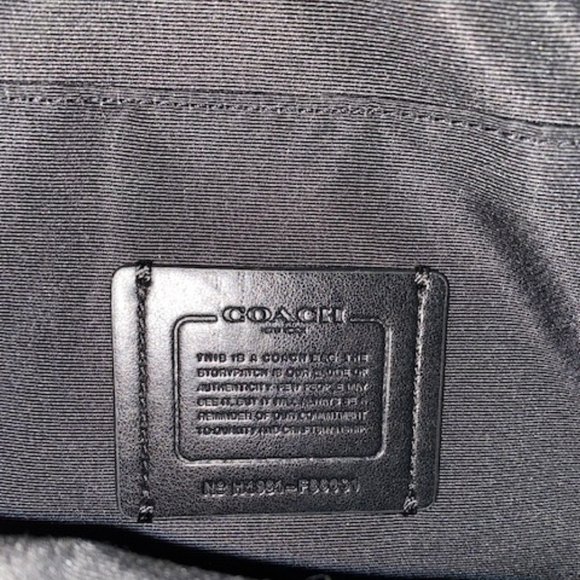 COACH Black Dome Crossbody with Multi Dot Star Print - Picture 3 of 6